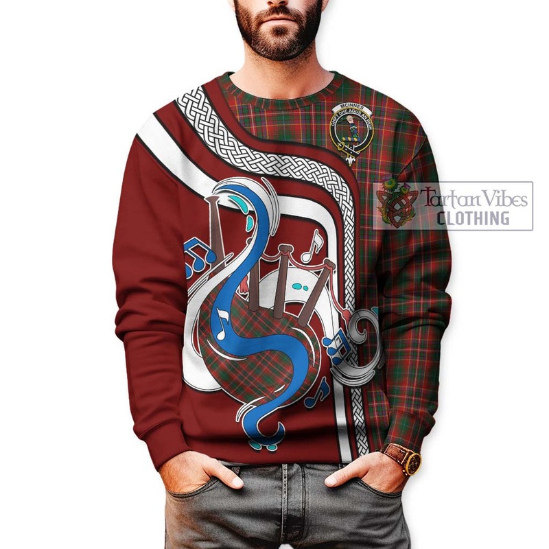 McInnes Hastie Tartan Sweatshirt with Epic Bagpipe Style
