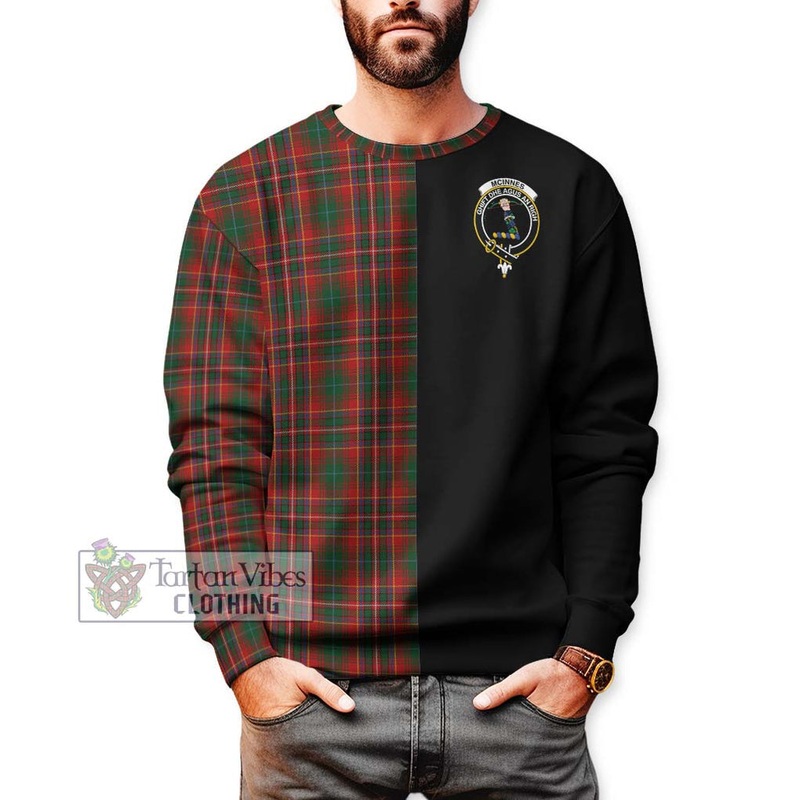 McInnes Hastie Tartan Sweatshirt with Family Crest and Half Of Me Style