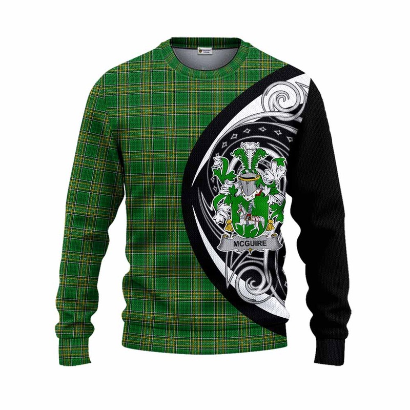 McGuire Irish Clan Knitted Sweater Celtic Circle Style