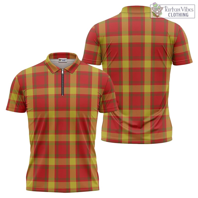 McGuire Modern Tartan Zipper Polo Shirt