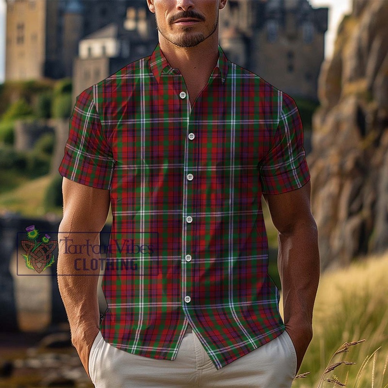 McGuire Tartan Cotton Hawaiian Shirt