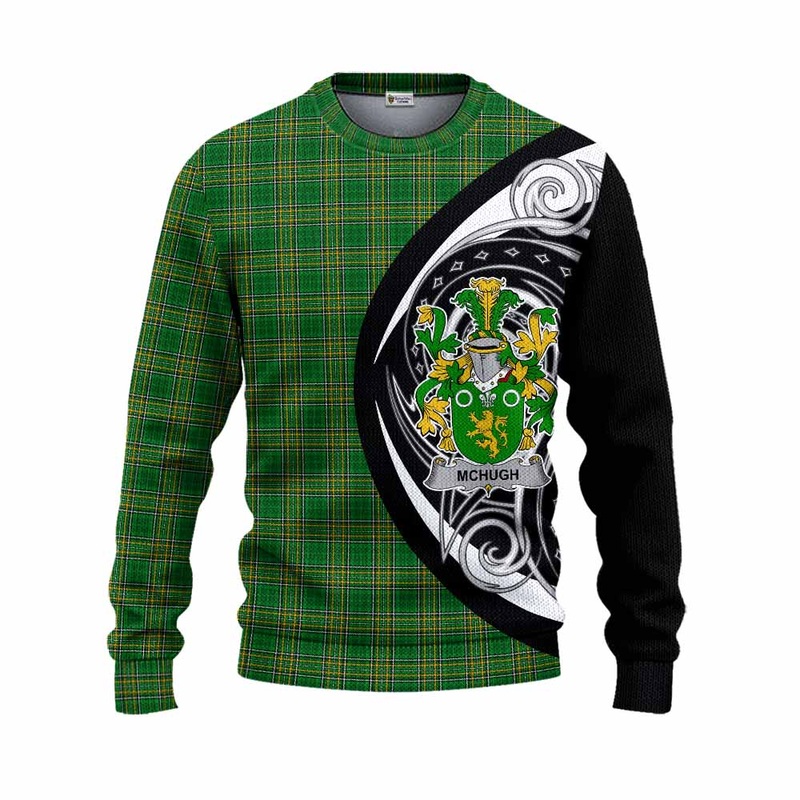 McHugh Irish Clan Knitted Sweater Celtic Circle Style