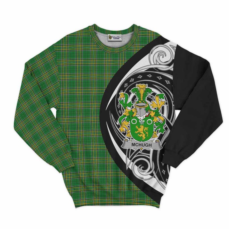 McHugh Irish Clan Sweatshirt Celtic Circle Style