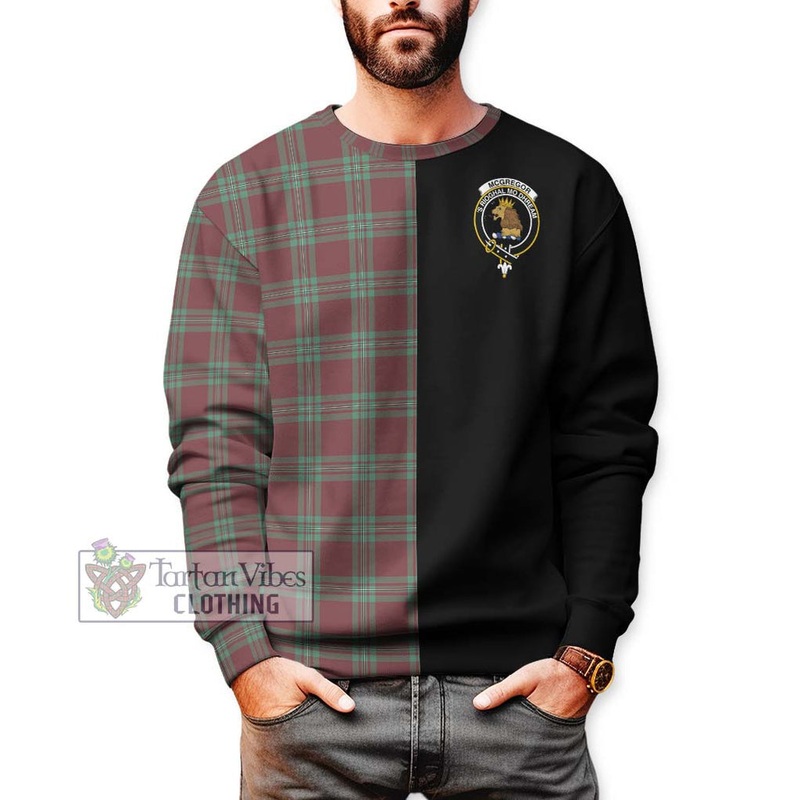 McGregor Hunting Ancient Tartan Sweatshirt with Family Crest and Half Of Me Style