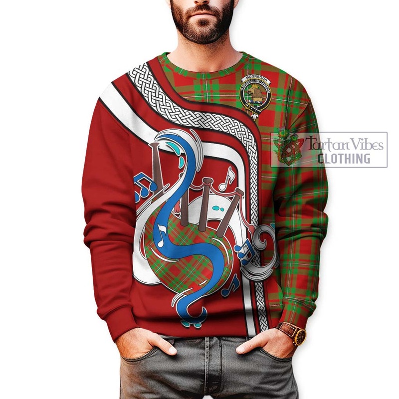 McGregor Modern Tartan Sweatshirt with Epic Bagpipe Style