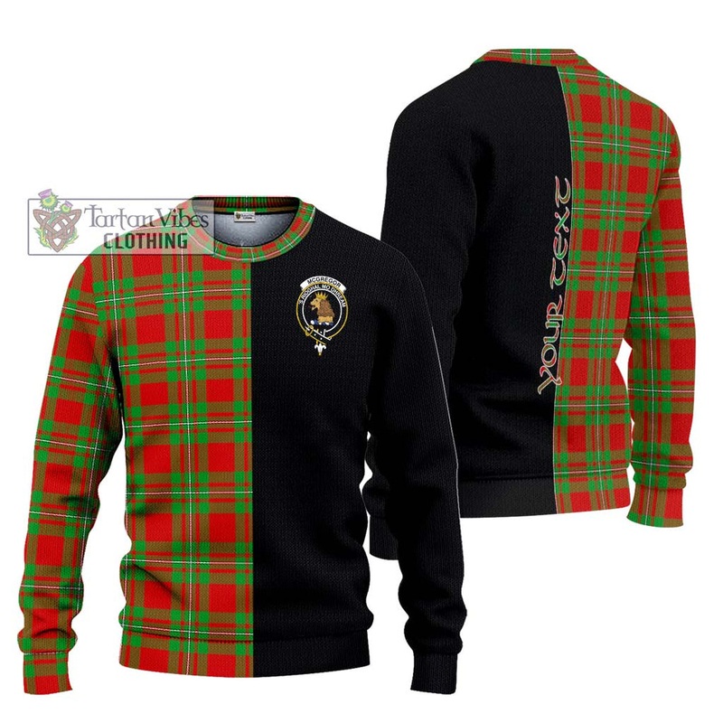 McGregor Modern Tartan Ugly Sweater with Family Crest and Half Of Me Style