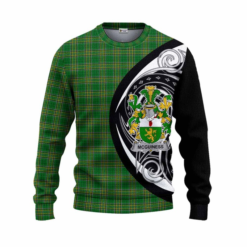 McGuiness Irish Clan Knitted Sweater Celtic Circle Style