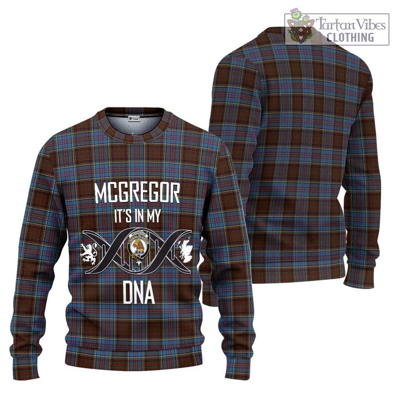 McGregor Hastie Tartan Ugly Sweater with Family Crest DNA In Me Style