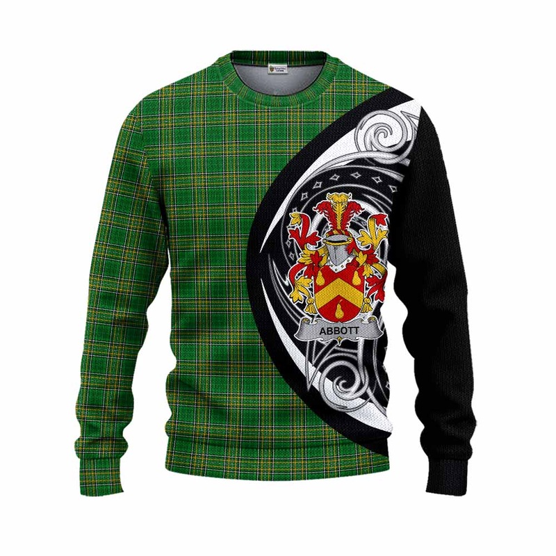 Abbott Irish Clan Knitted Sweater Celtic Circle Style