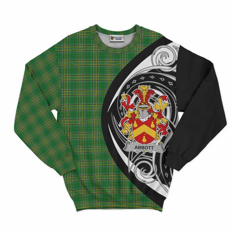 Abbott Irish Clan Sweatshirt Celtic Circle Style